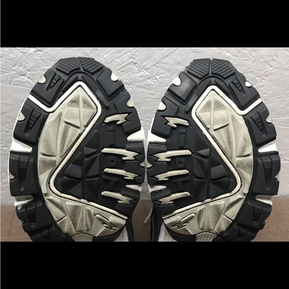 EUC Skechers Stamina Cutback Men's Sneakers Black Gray Leather Mesh Size 9EW - Picture 15 of 16